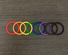  Queer People of Color Pride Flag Rings