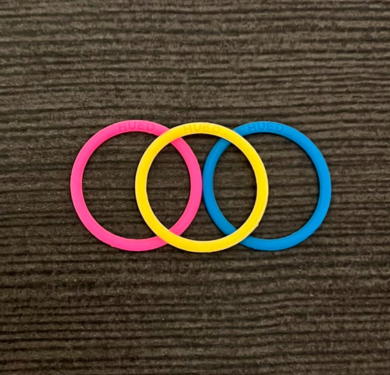 Pansexual Pride Flag Rings